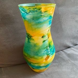 Multicolored vase